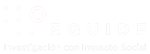 Logo de EQUIDE blanco, sirve como vínculo al sitio web del equide dentro de la Universidad Iberoamericana