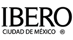 Logo de la Universidad Iberoamericana blanco con las letras IBERO en mayúscula, sirve como vínculo al sitio web de esta la Universidad Iberoamericana